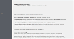 Desktop Screenshot of praxismilhorstpreiss.de
